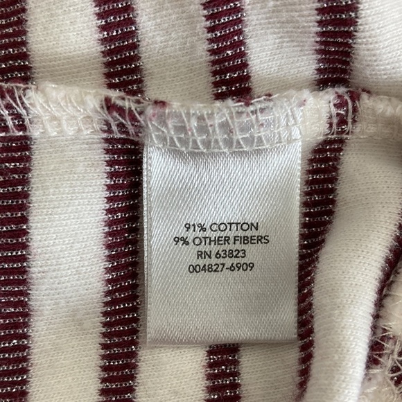 Cj banks 2X top stripes pockets white purple crewneck - Picture 10 of 10